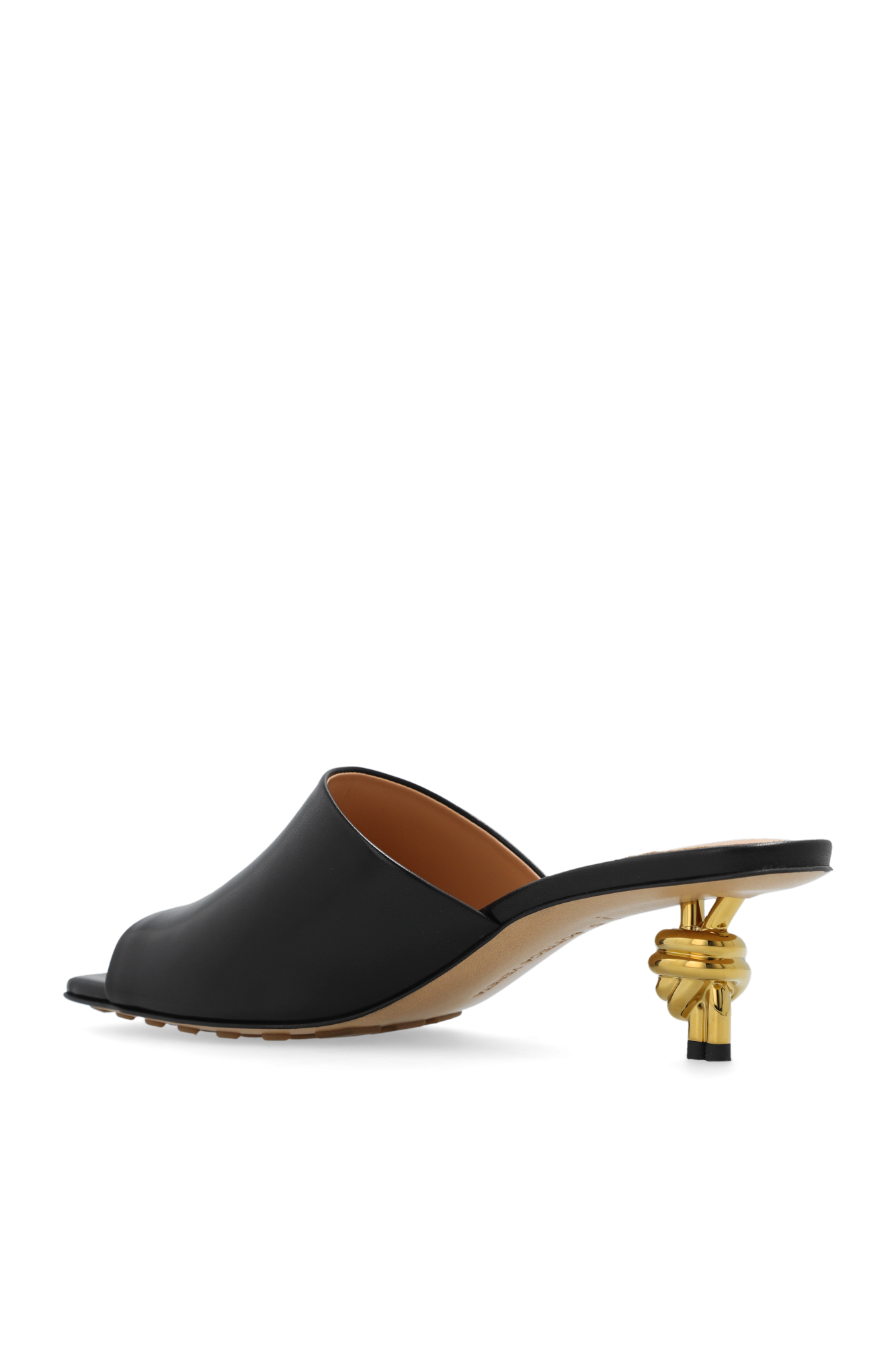 サンダル・ミュール BOTTEGA VENETA IVORY LEATHER VENTURA MULES Bottega Veneta® Women's Ventura Mule in Sea salt/white. Shop
